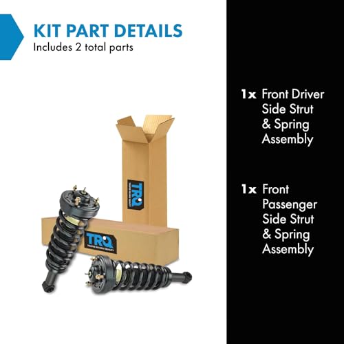 Image of TRQ Front Strut and Spring Assembly Set 2 Piece