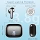 Bluetooth Kopfhörer, Kopfhörer Kabellos Bluetooth 5.4 In Ear Kopfhörer mit 4 ENC Noise Cancelling Mic, Kabellose Kopfhörer Tiefer Bass Wireless Earbuds 40Std, IP7 Wasserdicht Ohrhörer LED Anzeige