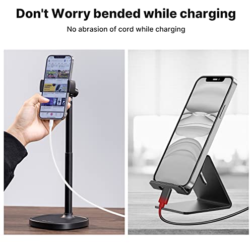 ULANZI Verstelbare Mobiele Telefoonhouder - Multi-hoek Bureauhouder, compatibel met iPhone 14, 13, 12, 11 Pro Max, Galaxy, Huawei, Xiaomi, Redmi - Afbeelding 6