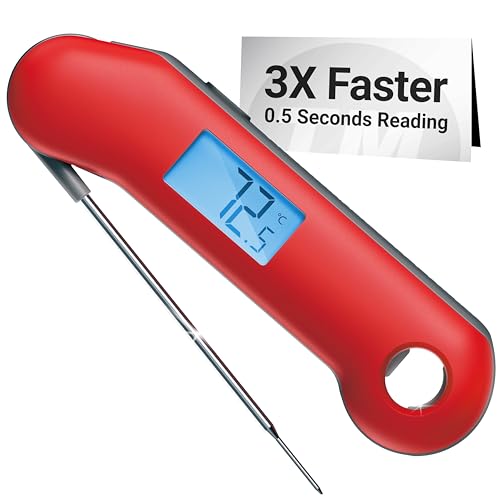 ThermoMaven F1 Turbo Meat Thermometer Digital - 3X Faster 0.5s In...