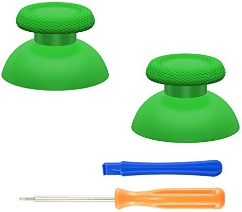 eXtremeRate Zielony Zastąpienie Thumbsticks dla ps5 Controller, Niestandardowy Drążek Analogowy Joystick Kompatybilny z ps5, dla ps4 Controller Wszystkich Modeli - Controller Nie Jest Wliczony W Cenę