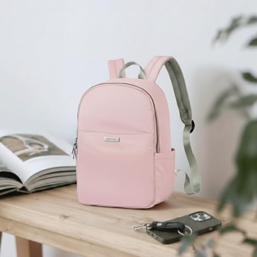 Image of VISMIINTREND College Backpack for Women, Girls |fits 13 Inch Laptop| Nylon Casual Daypack|Stylish Backpack|Bags for Tution | School | Travel |New Year Gifts