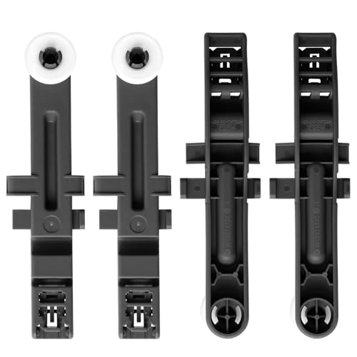 Image of 4 Pack W10571738 Dishwasher Upper Dishrack Adjuster And Wheel Assembly