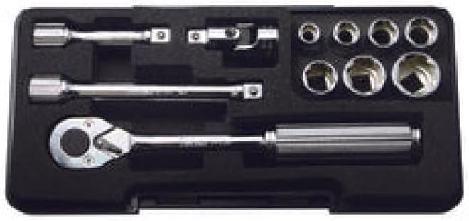 Ko-ken P3262M-6P 3/8 Sq. Dr. 11 Piece 6-Point Metric Socket set 8-19mm