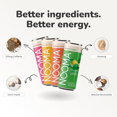 image for NOOMA - Performance Energy Drink - Pre Workout Drink - Nootropics, Ada