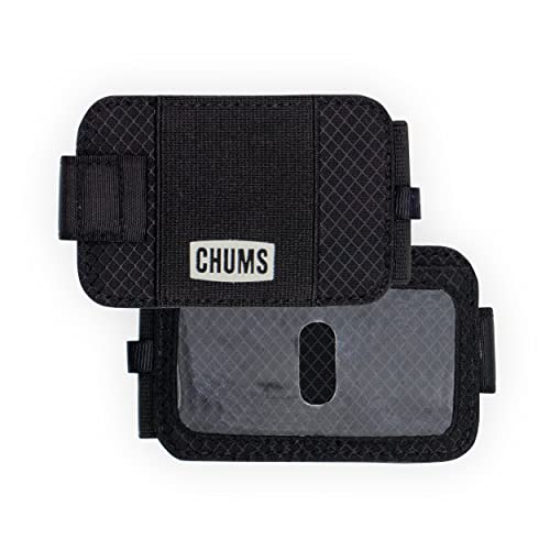 Chums Bandit Bi-Fold Wallet – Slim RFID Wallet for Men & Women, Reversible Card, ID & Money Holder (Black)