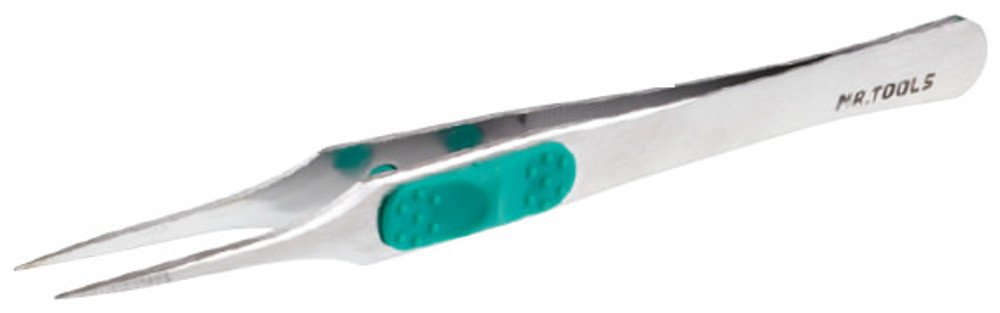 GSI Creos - Mr. Precision Tweezers, Mr. Hobby - Green