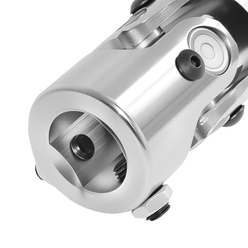 Image of 3 /4 inch DD X 1 inch DD Stainless Steel Steering U Joint, Universal Joint Single Steering Column Shaft U Joint,Total Length:83mm (3-1 /4 inch)