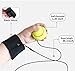 ZUYEE Wrist Return Ball 1.85 Inch Sports Wrist Balls On A String Rubber Rebound Balls (Basketball, Baseball, Soccer) Wristband Toy for Children Kids Gift Exercise or Play (4 PCS)