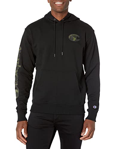 Sweatshirt Champion Powerblend contre le froid sweat à capuche homme noir