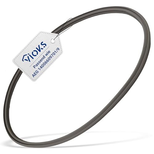 VIOKS Trommeldichtung Vorne Ersatz Für AEG Elеctrolux Juno Zanker Zanussi 14006609701/9 Türdichtung Gummi für Trockner Wäschetrockner Wärmepumpentrockner Kondenstrockner