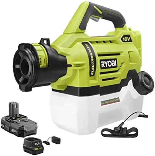 RYOBI - ONE+ 18V Cordless Electrostatic 0.5 Gal Sprayer with 2.0 Ah Battery and Charger - P2890