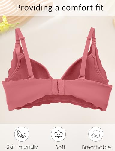 Happy Cherry Girls Teens Training Bras Seamless Padded Adjustable Sports Bra Starter Bras for Big Kids2