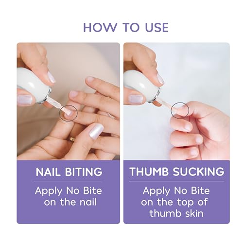 Image of Docura No Bite | Thumb Sucking | Baby Nail Biting Nail Polish | Curated by Paediatricians | Discourages Thumb Sucking and Nail Biting | Bitter Taste | 9 ml (Pack of 1)