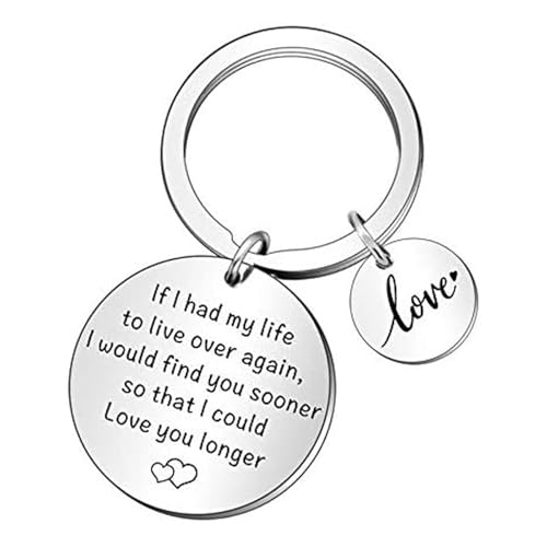 GIEEU Llavero Personalizado Valentin Llaveros para enamorados, Llavero I love you,Llaveros para Parejas Llavero Aniversario Regalos para Ella/el