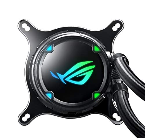 ASUS ROG STRIX LC 240 RGB Cooler CPU All-in-One ROG con Illuminazione Addressable RGB, Aura Sync, Rivestimento Pompa NCVM e Ventola del Radiatore ROG 120 mm