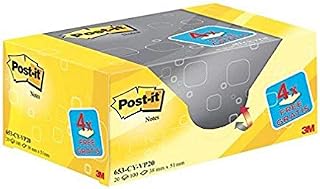 Post-it 675590 38 x 51 mm "Value Pack" Notes - Canary Yellow (Pack of 20)