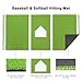 G2 GO2GETHER Baseball Batting Mat, 10 * 3.8ft Softball Hitting Mat, Baseball Training Turf Mat for Indoor &Outdoor-1 Baseball Batting,3 Balls Included (Green)
