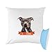 Mygoodprice cojín Bicolor Estampado 40 x 40 cm Pitbull