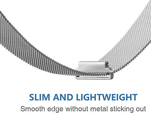 Image of Magnetic Milanese Metal Chain Watch Band - Adjustable Loop Strap | Compatible With Noisefit Endure Watch Only