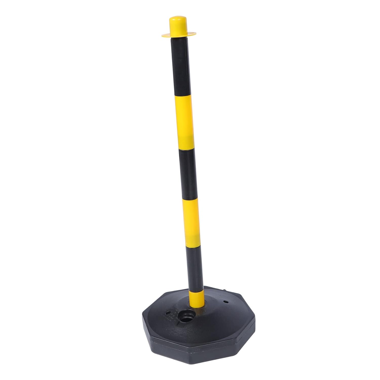 Unomor 2pcs Water Injection Warning Column Cones for Parking Safety Traffic Cones Delineator Post Base