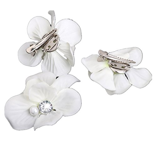 Bridal Flower Hair Clip Hairpin Brooch Wedding Bridesmaid Party