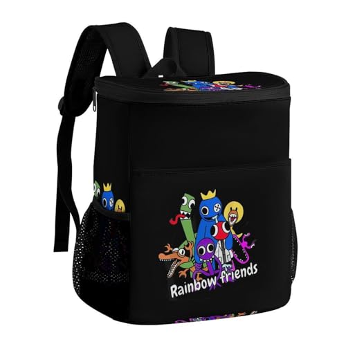 レインボーフレンズ クーラー バックパック 保冷リュック 大容量 クーラーボックス 保冷リュック 冷蔵庫バッグ 保温 釣り キャンプ クーラーボックス クーラーバッグ