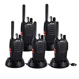walkie talkie 500 km Walkie talkies recargables; alimentado por 1000mAh batería recargable de ion de litio para uso a largo plazo; Advertencia de batería baja para aconsejarle tiempo para implacable