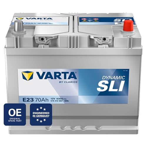 VARTA Automotive DYNAMIC SLI (E23) 12V 70Ah 630A - Nassbatterie KFZ mit