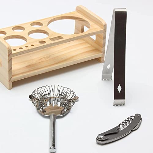 Set de Bartender 12 Piezas con Soporte y Shaker 750 ml miniatura 6