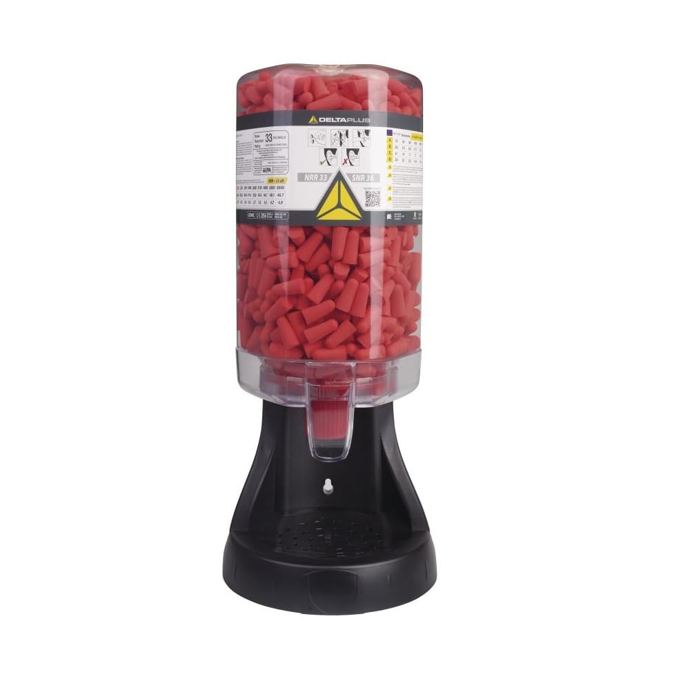 Delta Plus Protection auditive – Distributeur Conic500 bouchons de polyuréthane gris (500 Par)