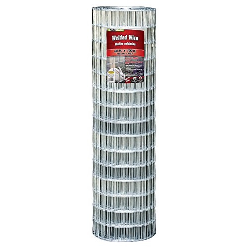 Image of YARDGARD 2 in. x 4 in. Mesh Welded Wire Fence Roll, 60 in. x 100 ft., 12.5-Gauge Galvanized Steel Fence for Animal Enclosures, Garden Protection and Property Fencing, Rabbit Control an Utility Fence