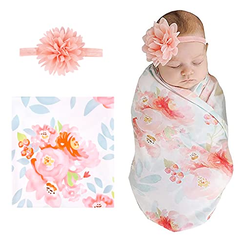 Image of Muratomedo Newborn Baby Blanket - Swaddling Blanket with Printed Design