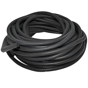 AGSYFFD 2mm EPDM Dichtschnur Schwarz 10m