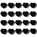 DUJEQM Fridge Magnets - 20 Pcs Strong Magnet Black Heart Small Magnets, Whiteboard Magnets Heavy Duty Decorative Cute Mini Magnet for Adults, Crafts, Notice Boards, Office, Kitchen, School, Home, Map