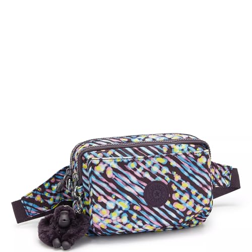 Image of Kipling Women's Abanu Medium Crossbody Bag, Lightweight, Adjustable Nylon Waist Pack with Multi-Compartment Zip Pockets