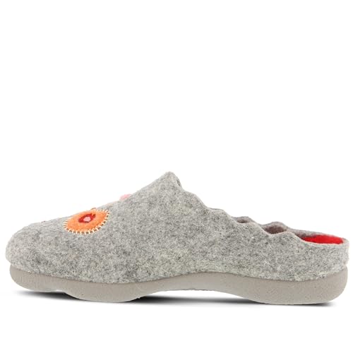 Flexus Women’s Wildflower Wool Slipper – Indoor Outdoor Comfort3