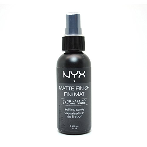 1 NYX Cosmetics Make Up Setting Spray Matte Finish MSS01 Long Lasting, 2.03 Ounce + Free Earring