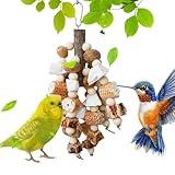 Haustierspielzeug aus Holz, multifunktionales Käfigzubehör, 12,6 x 5,51...