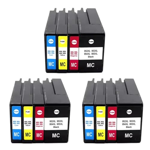 Cartouche d'encre 954 XL compatible OfficeJet Pro 7740 8710 3 packs