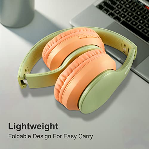 Lobkin Wireless Bluetooth Headphones, Over-Ear Headphones With Built-In Hd Mic,40H Playtime, Foldable Wireless And Wired Stereo Headphones For Gym/Pc/Home #TOP5