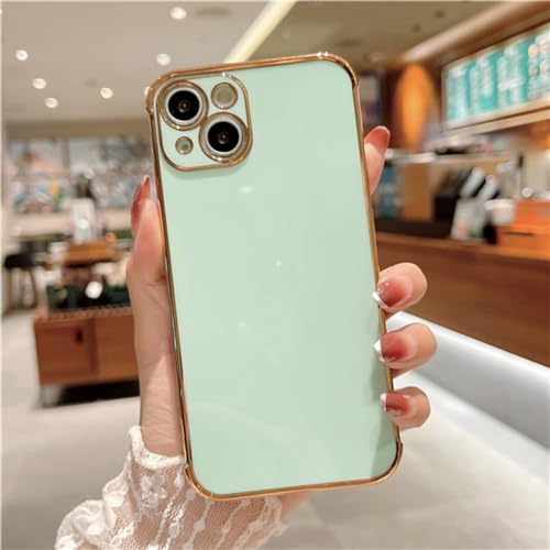 Coque iPhone XR antichoc en silicone souple vert clair protection objectif