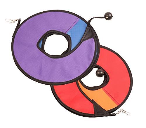 Rainbow Wind Spinner - Home & Garden, Outdoor Camping Decoration - 51 Inch [2Pcs Of Pack] Colorful Hanging Wind Twister Flag #TOP3