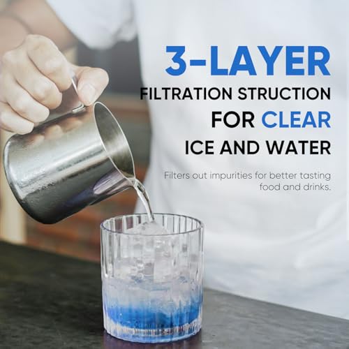 Image of PUREPLUS 4396508 Refrigerator Water Filter, Replacement for EDR5RXD1, EveryDrop Filter 5, 4396510, 4392857, Kenmore 46-9010, 9085, LC400V, WF-NLC240V, RFC0500A, WF285, W10186668, 2Pack