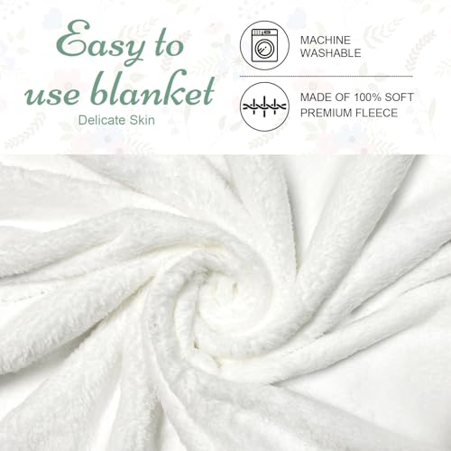 Image of Wildflower Baby Monthly Blanket for Girls, Boho Floral Moon Nursery Decor, Babys First Year Photography Background, for New Moms