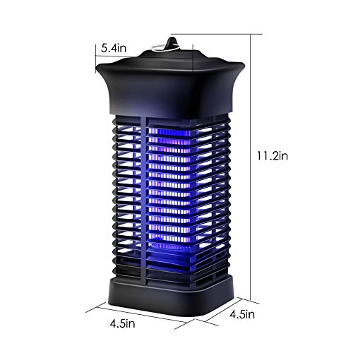 Bug Zapper, Outdoor Mosquito Killer with 3500v Instant Killing Voltage,XP4 Waterproof for Your Patio,Portable Standing or Hanging for Indoor and Outdoor (13W)