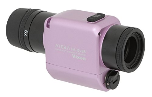 【中古品】Vixen 単眼鏡 防振単眼鏡 ATERA H6-12×25 パウダーピンク 11491-7(中古品) 412vGknfQcL.jpg