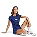adidas Women's Linear Single Jersey Sportswear T-Shirt, Dark Blue/White, Small