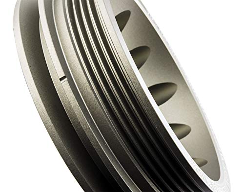 Vms Racing 90-93 Light Weight Billet Aluminum Crankshaft Crank Pulley Compatible With Mazda Miata 1990-1993 1.6L B6Ze Engine With Long Nose Crank (Only) Oem Size (Uses Same Belts) #TOP1