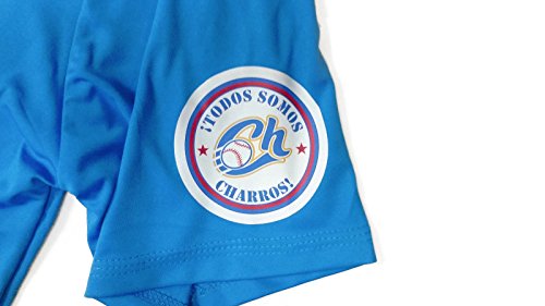Baseball Men's Slim Fit Jersey Charros de Jalisco (Black) miniatura 3